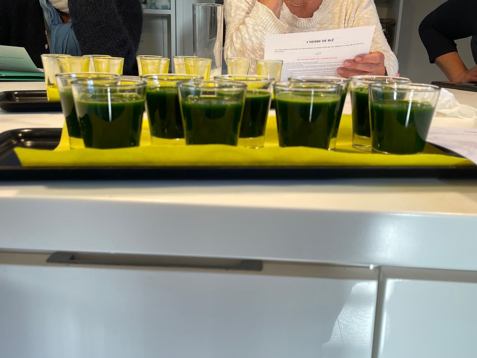 Monodiète aux jus verts